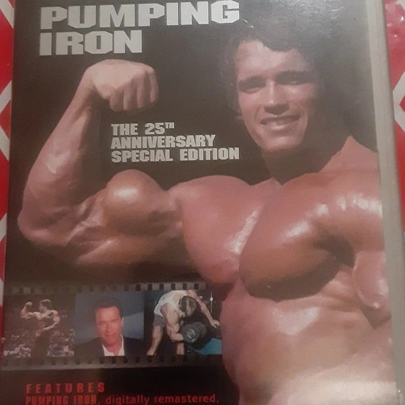Pumping Iron DVD, Arnold Schwarzenegger, Franco Columbu, Lou Ferrigno - Picture 1 of 2